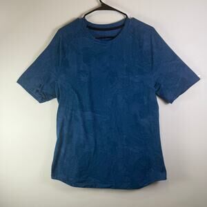Lululemon Metal Vent Tech Shirt Mens XXL Short Sleeve Crew Neck Heather Blue